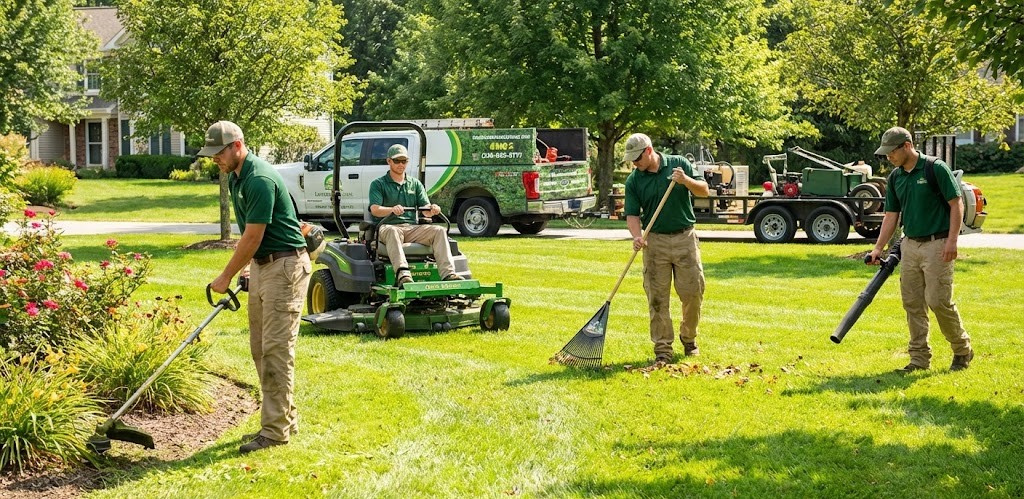 Professionelle Rasenpflege